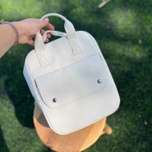 Toile Pâle Sırt Çantası - Crème